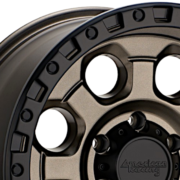 アメリカンレーシング　AR201　マットブロンズ/ブラックリップ