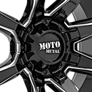 モトメタル　MO804 スパイダー　グロスブラック/ミルド