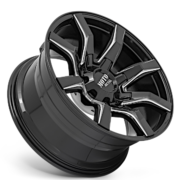 モトメタル　MO804 スパイダー　グロスブラック/ミルド