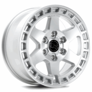 ブラックライノ バハリ BR022　 シルバー/マシンドフェース 18x8 6H/139.7 +45