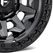 フューエルオフロード　カバート　D716　マットガンメタ/ブラックリング