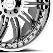 KMC　KM127 ダイム　クローム