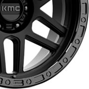 KMC　KM544 メサ　サテンブラック/グロスブラックリップ