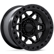 KMC　KM553 トルクス　マットブラック/グロスブラックリップ