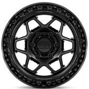 KMC　KM553 トルクス　マットブラック/グロスブラックリップ