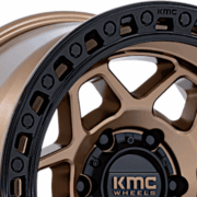 KMC　KM553 トルクス　マットブロンズ/グロスブラックリップ