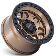 KMC　KM553 トルクス　マットブロンズ/グロスブラックリップ