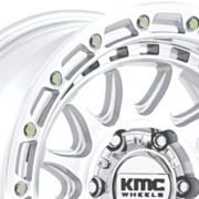 KMC KM556 クラクス シルバー/マシンドフェース