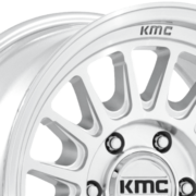 KMC KM733 インパクト FFT シルバー/マシンドフェース