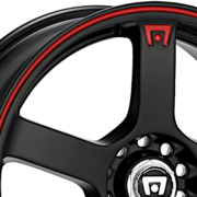 モテギレーシング MR116 FS5 マットブラック/レッドストライプ