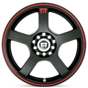 モテギレーシング MR116 FS5 マットブラック/レッドストライプ