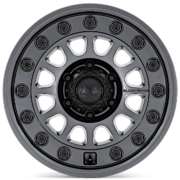 ブラックライノ　アウトバック　BR012　マットガンメタ