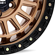 エクストリームJ XJ08 マットブロンズ/ブラックリム