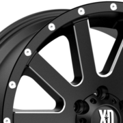 KMC　XD818 ヘイスト　サテンブラック/ミルドスポーク