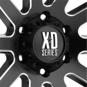 KMC　XD818 ヘイスト　サテンブラック/ミルドスポーク