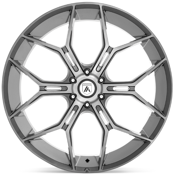 アシャンティ ABL-38 MONARCH ブラッシュド/チタニウム - | ランクル・プラド・ハイラックス・SUV・VANのアルミホイール