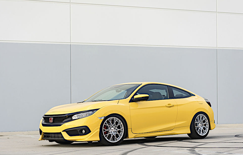 HONDA シビック クーペ × TSW セブリング 18インチ - プラドファン