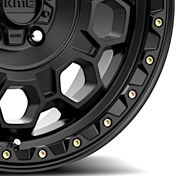 KMC KM545 トレック サテンブラック - | ランクル・プラド