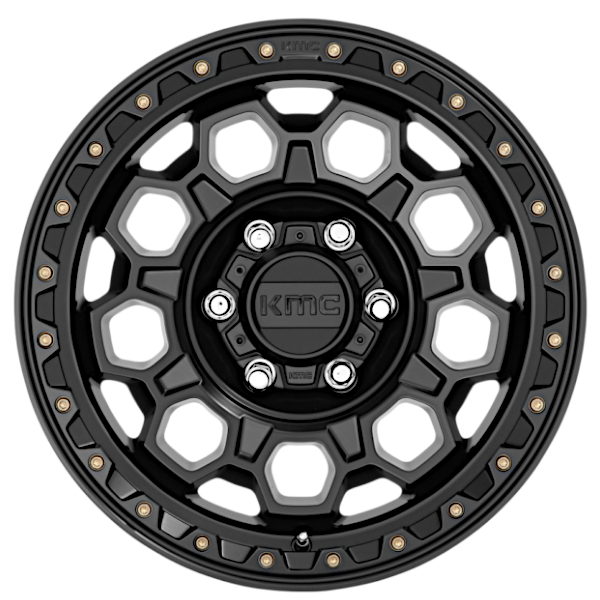 KMC KM545 トレック サテンブラック - | ランクル・プラド