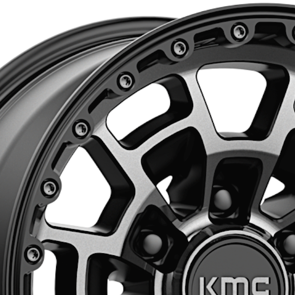 KMC KM718 サミット サテンブラック/グレーティント - | ランクル