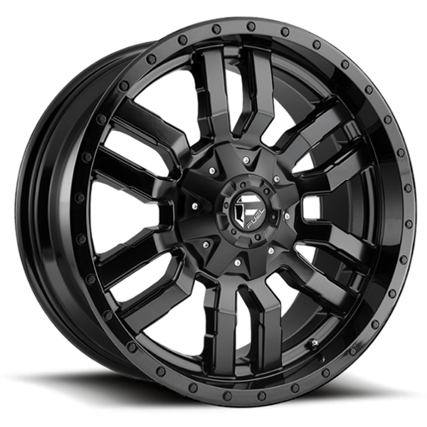 フューエルオフロード スレッジ D596 マットブラック/グロスブラック - | ランクル・プラド・ハイラックス・SUV・VANのアルミホイール
